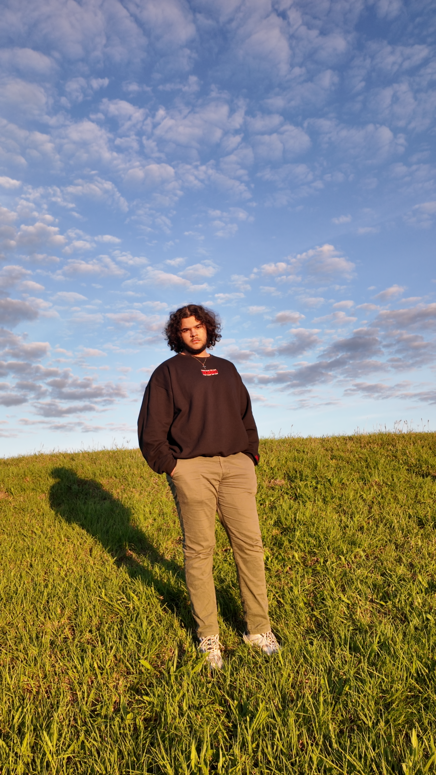 Christian apparel – "Nothing Without Jesus Christ" Embroidered on a cozy sweatshirt by RedLamb